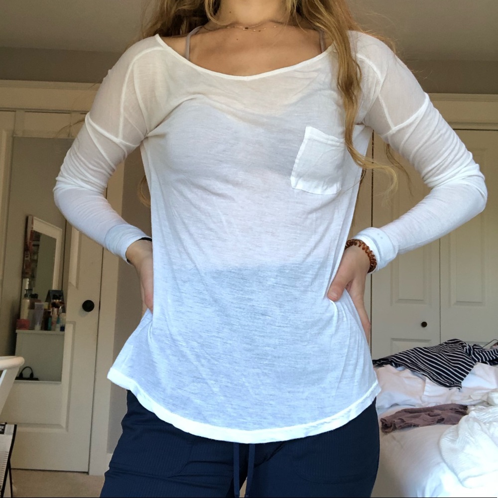 Super cute, sheer long sleeve